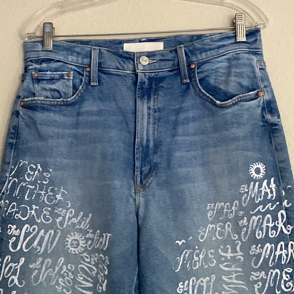 Mother Superior The Rambler Zip Hover The Sun and The Sea Jeans 30 - Picture 3 of 16